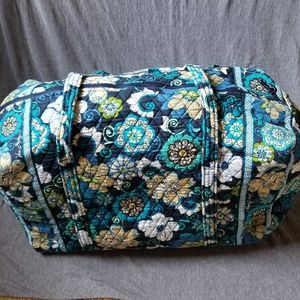 Vera Bradley Large Duffel Bag Mod Floral Blue